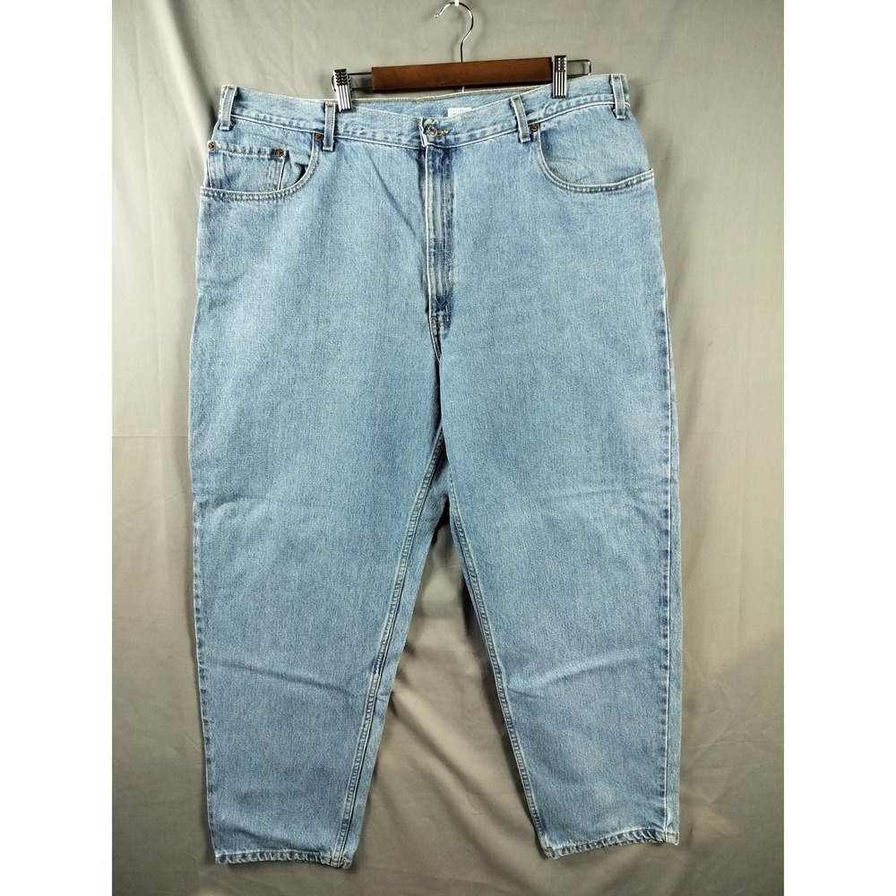 Levi's 560 Jeans Mens 42x30 Vintage 2001 Y2K Loose Fit Tapered Leg Blue Denim